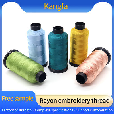3500Y 120d/2 100% Rayon Mercerizzato Filato di ricamo per accessori di ricamo a macchina