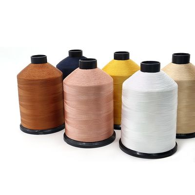 Filo di nylon accoppiato 210D/3 da 3.000 iarde per tessuti per pelle e capelli da tappezzeria resistenti