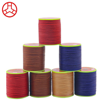 0.65mm Cerume rotondo cucito a mano Cerume con filo di cucitura a core ad alta resistenza per cucitura in pelle Poliestere