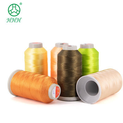 Filato di poliestere Vietnam ricamo 120D 2 Alta resistenza 40 bobine accettato OEM/ODM Core Spun Yarn