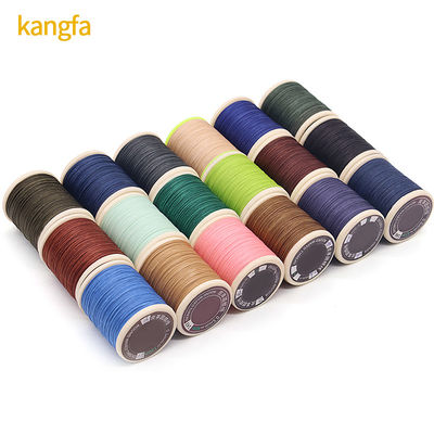 Fabbricazione a mano di maglieria 420D / 3 filati contare filo di cucitura per borsa di pelle bracciali fai da te 30 colori