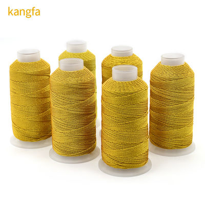123g 6Ply Filamenti ricamati in seta muti-filamenti in oro e argento per progetti artigianali