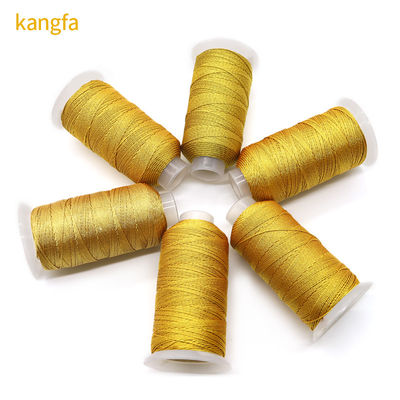 123g 6Ply Filamenti ricamati in seta muti-filamenti in oro e argento per progetti artigianali
