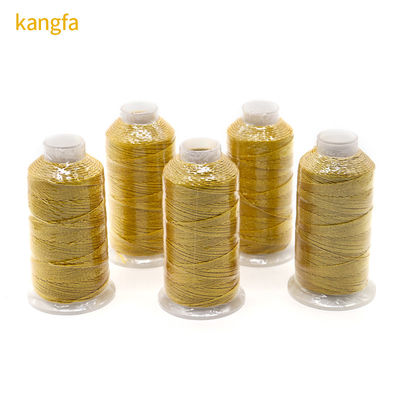123g 6Ply Filamenti ricamati in seta muti-filamenti in oro e argento per progetti artigianali