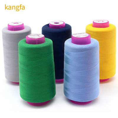 Poliestere/cotone filo di cucitura a torsione 3000yds per tessitura 100% poliestere spunto 40/2