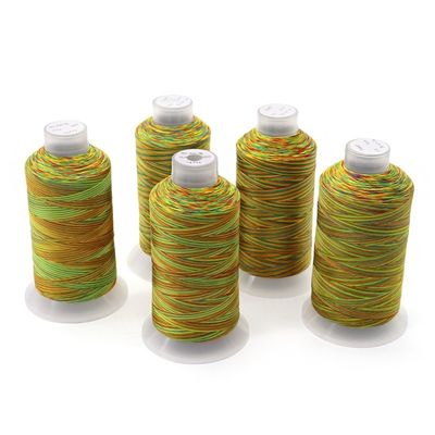 Filtro di cucitura arcobaleno 100% poliestere spunto per cucitura incrociata
