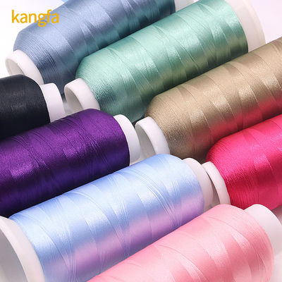 4000 Yard 120d/2 100% filato di poliestere 40s/2 per la macchina di ricamo Boho 5000m