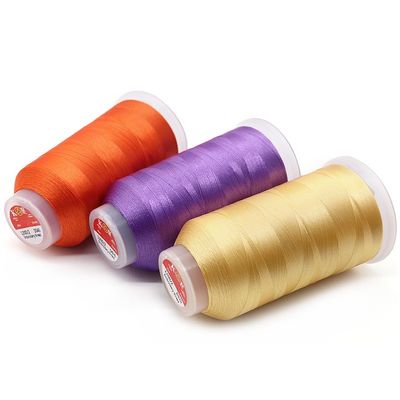 4000 Yard 120d/2 100% filato di poliestere 40s/2 per la macchina di ricamo Boho 5000m
