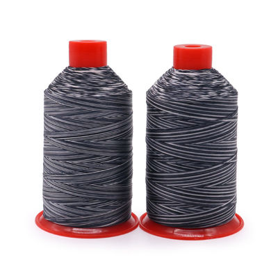 250 g/cone Filato di nylon ad alta tenacità legato ad arcobaleno Filato di cotone cerato per il gancio