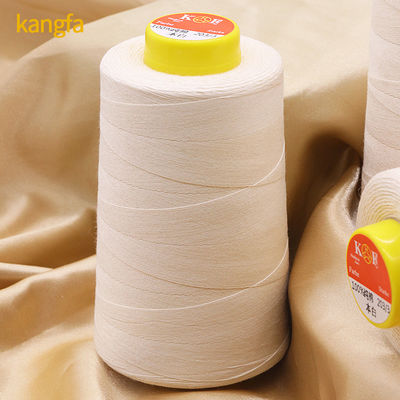 3000 Yard Overlock Cone Sewing Thread 100% cotone per il disegno tinto a macchina OEM ODM
