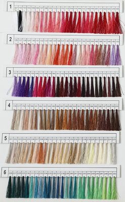 Filtro di ricamo Cartoline colorate Libro 120g Peso g/pallone per le necessità di stile Boho
