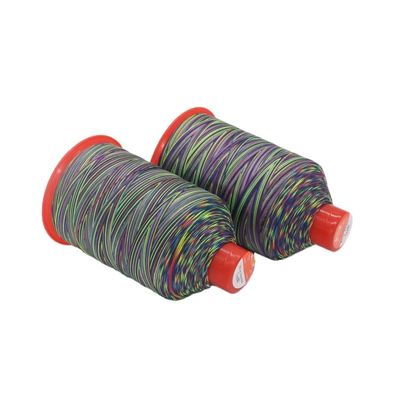 Tex 70 Multicolor Rainbow 69 Nylon 66 FDY filo legato con disegno tinto e 250g di peso