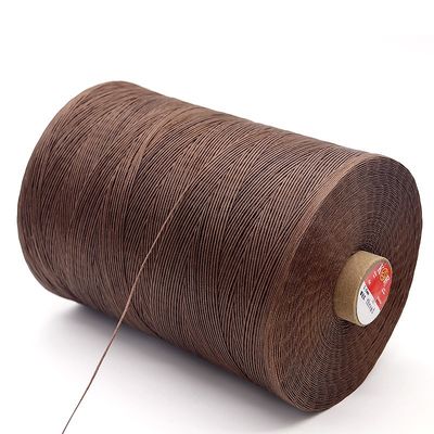 100% poliestere 1 kg colore cucito a mano filo di cera piatta per prodotti in pelle con 240 colori