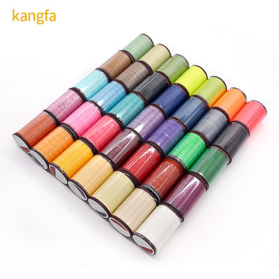 80 colori 0,8 mm filo di cera da cucitura in pelle Materiale a cono di plastica per artigianato artigianale
