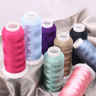 Sostenibile 720 colori 120D/2 100% filo di ricamo in poliestere per ricamo a macchina