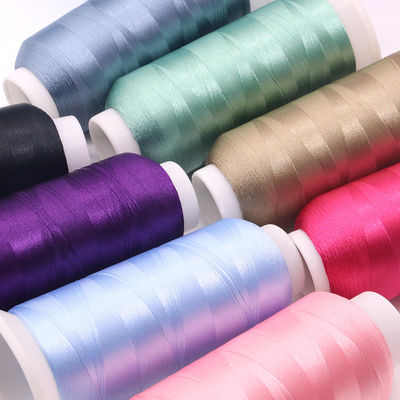 Sostenibile 720 colori 120D/2 100% filo di ricamo in poliestere per ricamo a macchina