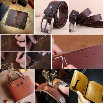 Tessuto di cuoio piatto con cera resistente alle alte temperature per utensili artigianali fai da te