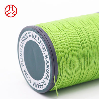 0.5mm Gutermann Linen Round Waxed Glaces Thread Spun Yarn Tipo per Eco-Friendly
