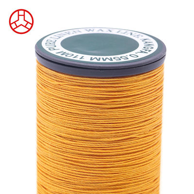 0.5mm Gutermann Linen Round Waxed Glaces Thread Spun Yarn Tipo per Eco-Friendly