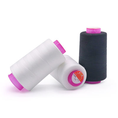100 g 3300 y per cono filo di cucitura in poliestere 100% filato spunto 20/3 in 1000 colori