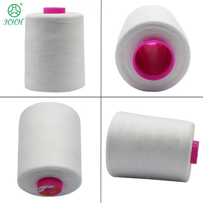100% filo di cucitura in poliestere per abbigliamento 40S/2 5000y cotone poliestere duraturo fatto a mano