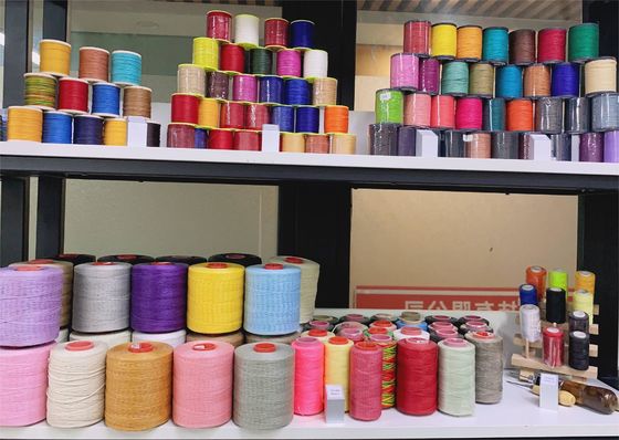 400g cuoio fai da te cucito a mano filo di cera rotondo da 0,8 mm con 16 filati