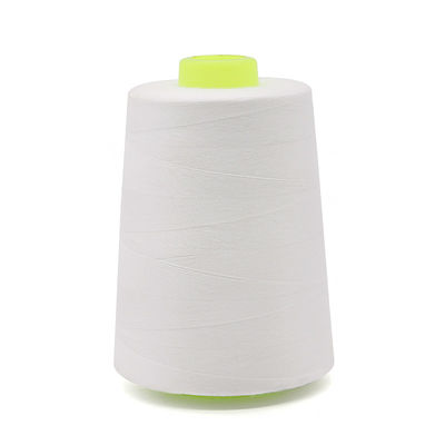 Basso MOQ 40/2 5000yds Spun colorato 100% filo di cucitura in poliestere per la maglieria a mano durevole