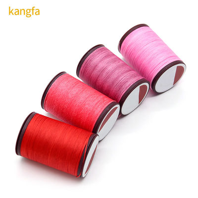 Filo di cuoio rosso Kangfa Boho 0,35-0,8 mm per cucire aghi reali circolari cerati