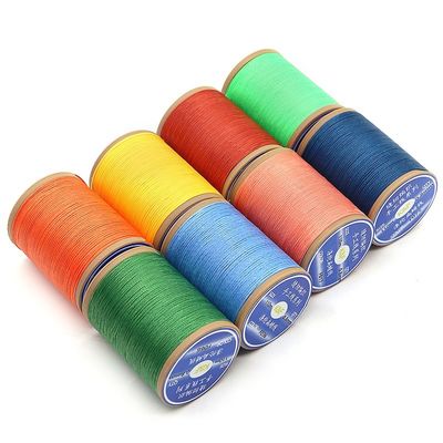 150D/16 Filato di poliestere con filo cerato per il gancio Hilo Encerado Coser Zapatos