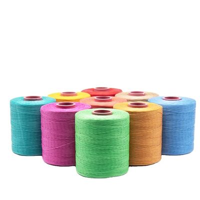 210D/16 Luxury Design Poliestere Tread Filato a cera per bracciali Pelle colorata