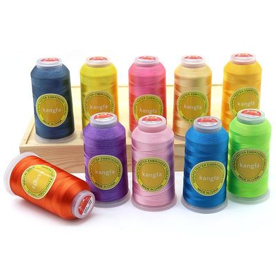 4000 Yards Industrial Threaded Sewing Thread per cinture di sicurezza Macchina di ricamo 120d/2