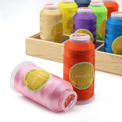 Filato di seta resistente alle alte temperature per macchine da ricamo Peso netto/cone 100G-120g