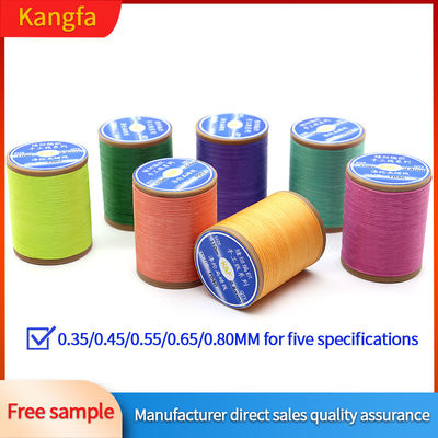 Flat Wax Flat Lines 0.8mm Leather Polyester Waxed Thread per utensile da cucire fai da te fatto a mano