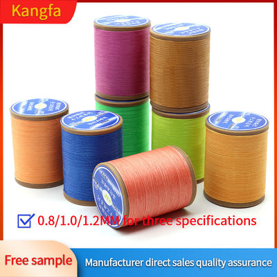Flat Wax Flat Lines 0.8mm Leather Polyester Waxed Thread per utensile da cucire fai da te fatto a mano