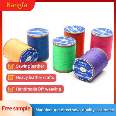Flat Wax Flat Lines 0.8mm Leather Polyester Waxed Thread per utensile da cucire fai da te fatto a mano