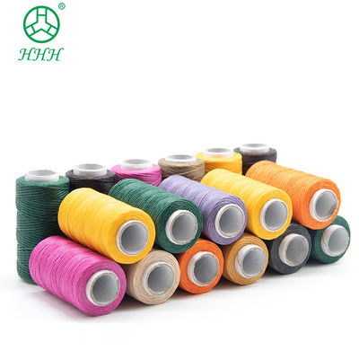 Colore tinto poliestere nylon filo cerato per cucito di cuoio piccolo cono 7 giorni tempo di consegna