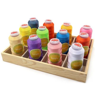 Filato di ricamo in poliestere in 447 colori per ricami di seta a ancoraggio variato