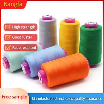 100% filati di poliestere 40s/2 Color Spun TKT120 filo da cucire per la produzione tessile
