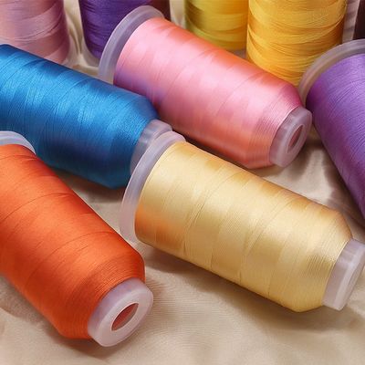 Materiale a cono trasparente 120d/2 filo a raggio 120g 5000y per ricami computerizzati