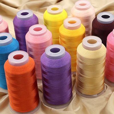 Materiale a cono trasparente 120d/2 filo a raggio 120g 5000y per ricami computerizzati