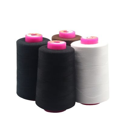 Filtro di cucitura fai da te bobine di poliestere per macchine a mano cucitura in cotone nero/bianco