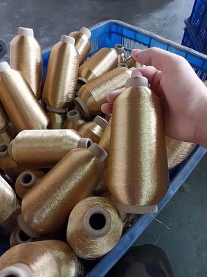3300y/cone MS 150d Lurex filo di cucitura metallico per crochet fine ST 100% poliestere cono
