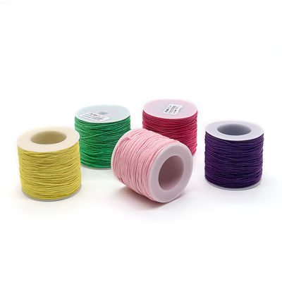 1 mm di cotone filato filato conta filo di cera colorato per gioielli da maglia universale a mano