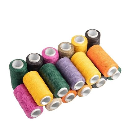 Filtro di cucitura in poliestere con cera resistente a sostanze chimiche per fili di cera piatti personalizzati