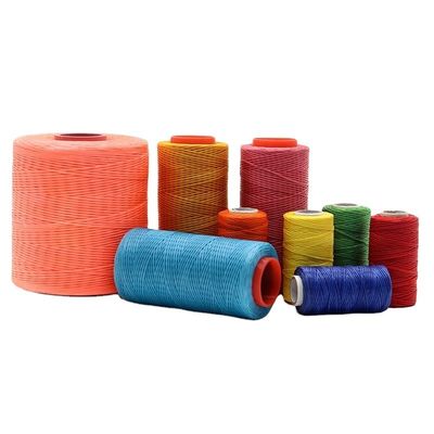 Art Craft Filato di pelle cucito a mano 0,8 mm 1 mm 100% poliestere Filato di cera per scarpe