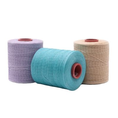 Art Craft Filato di pelle cucito a mano 0,8 mm 1 mm 100% poliestere Filato di cera per scarpe