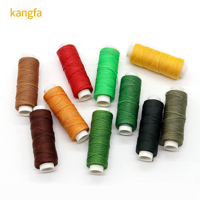 1 mm resistente alle sostanze chimiche 100% pelle di poliestere filo circolare cerato per borse cucite a mano