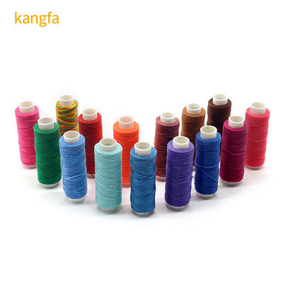 85 Colorato Rotondo 0,45 mm Linea Braccialetto Collare Gioielli cucito a mano Treccato cucitura Filo cerato Modello tinto