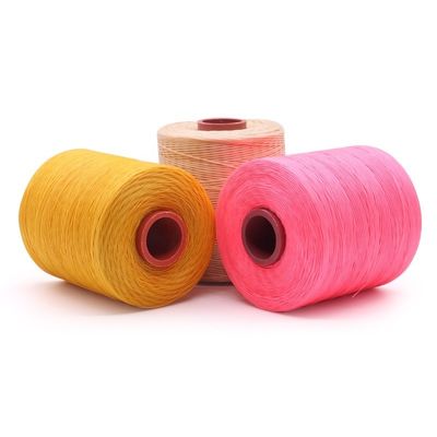 Campione 400g Filato di cera piatta intrecciato 0,7 mm Filato di cera Materiale di poliestere 210D/16 Filati di cera