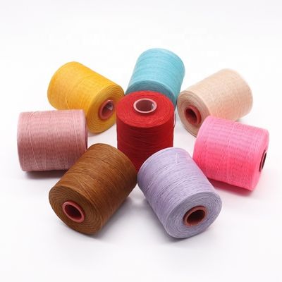 Campione 400g Filato di cera piatta intrecciato 0,7 mm Filato di cera Materiale di poliestere 210D/16 Filati di cera